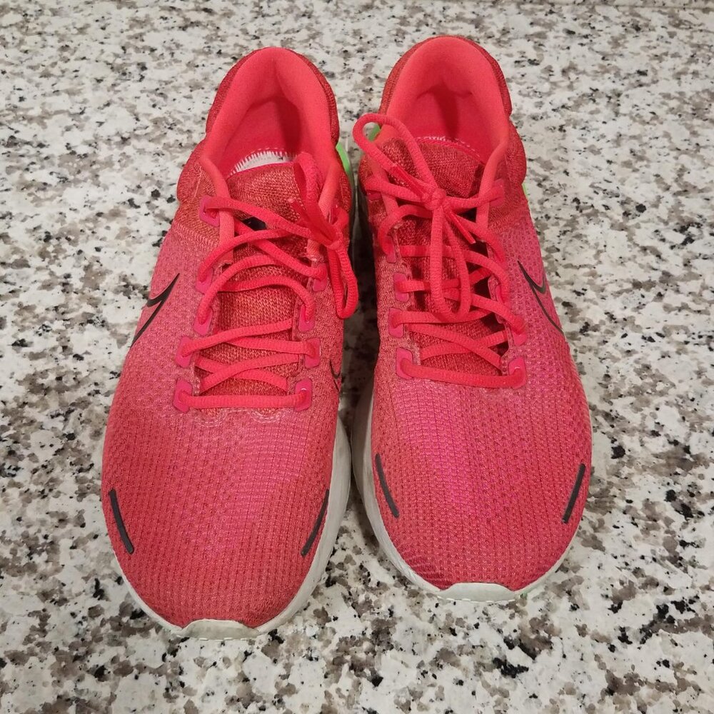 Nike ZoomX Invincible Run Flyknit 2 Men's 14 Siren Red Green Strike Sneakers
